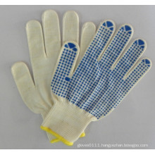 sunnyhope pvc dotted cotton gloves